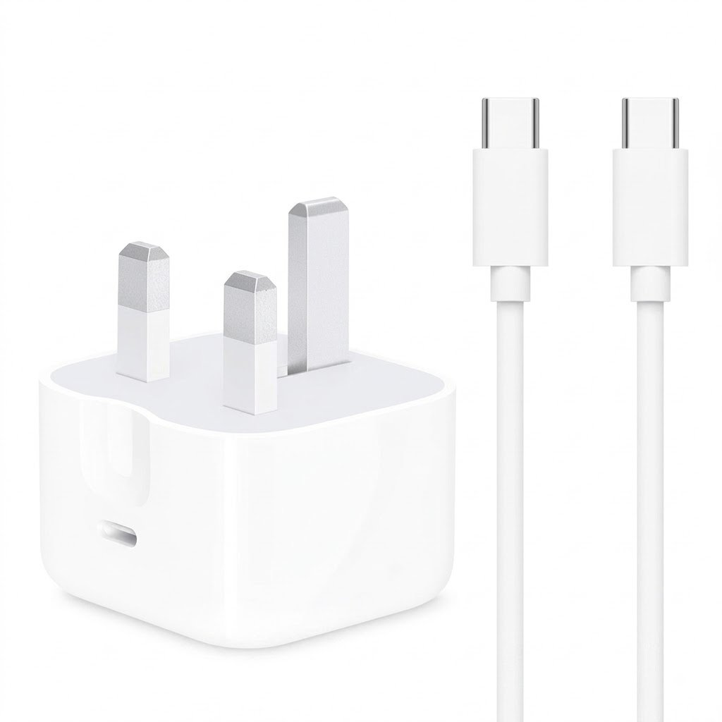 ANG PD20W TC76A USB-C Fast Wall Charger – 20W Power Delivery UK Plug - With Type-C Cable