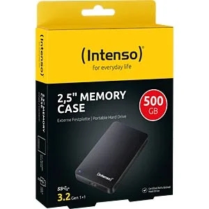 Intenso 2.5" Portable External Hard Drive USB 3.0 – Compact Storage Solution