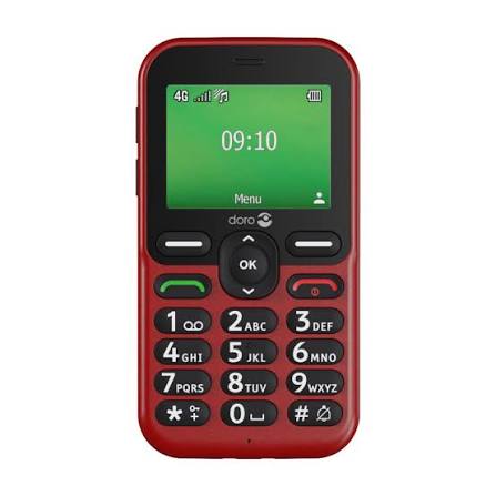 Doro Leva E10 4G Mobile Phone – Easy-to-Use Senior Phone with SOS Button