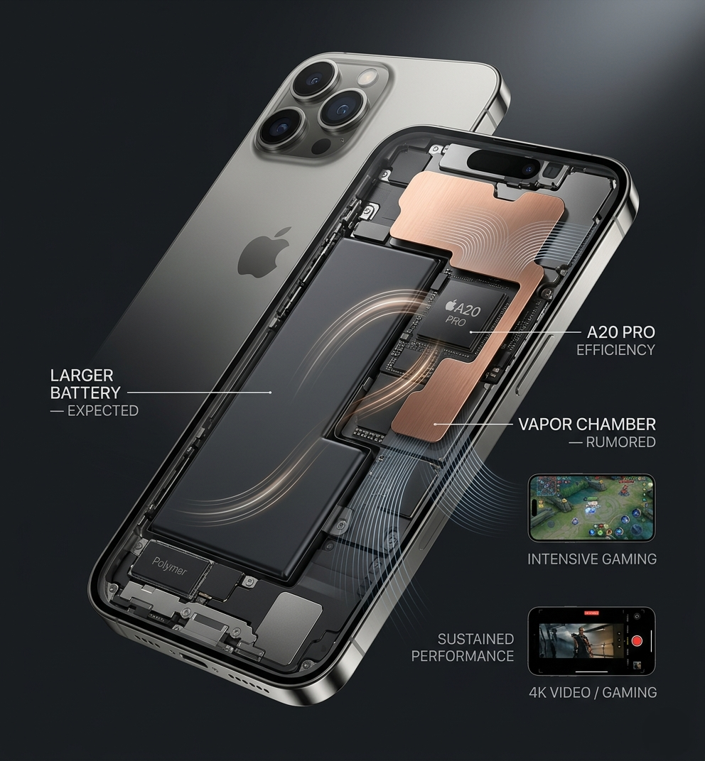 Expected iPhone 18 battery and charging