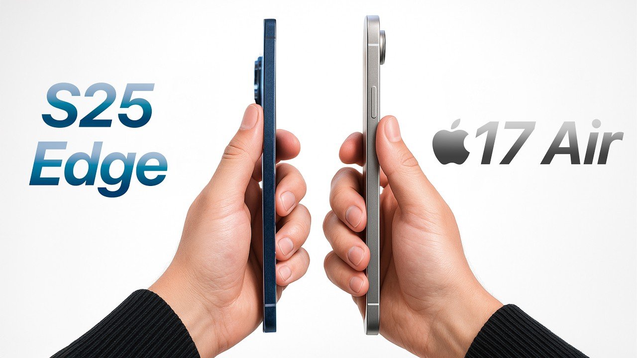S25 Edge vs iPhone 17 Air - The Era of Ultra-Thin Phones is Here!