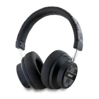 DKNY Bluetooth On-Ear Headphones DKBHM2PCSHLK Black/Black Checkered Pattern