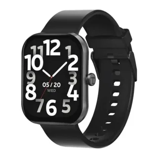 HAYLOU Watch S6 Smartwatch – 2.01" HD Display, Bluetooth Calling & 20-Day Battery Black