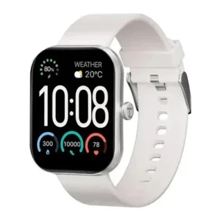 HAYLOU Watch S6 Smartwatch – 2.01" HD Display, Bluetooth Calling & 20-Day Battery Silver