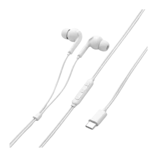 Blue Star Wired 3.5mm Earphones White
