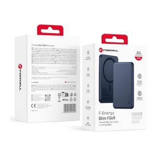 Forcell F-Energy Slim F5K9 QC4.0 PD3.0 15W 5000 mAh  Magsafe Power Bank Navy