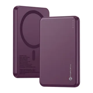 Forcell F-Energy Slim F5K9 QC4.0 PD3.0 15W 5000 mAh  Magsafe Power Bank burgundy