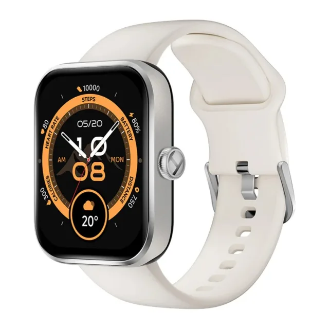 Haylou Watch 4 GPS Smartwatch – Bluetooth Calling, 120+ Sports Modes & Health Monitoring Silver