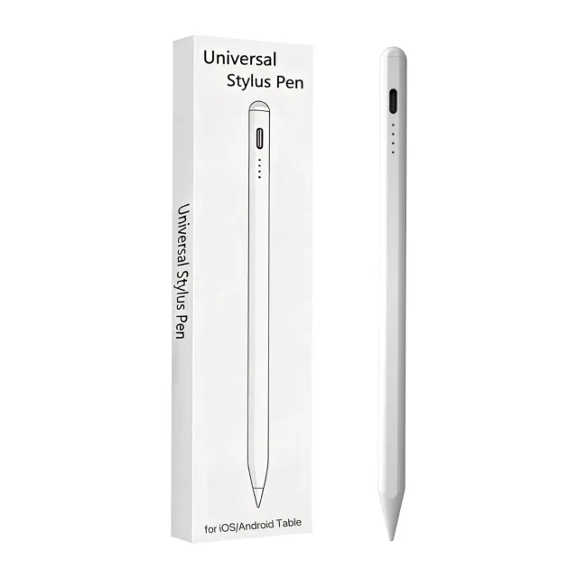 Universal Active Stylus Pencil – USB-C Rechargeable for iPad, Android & Tablets