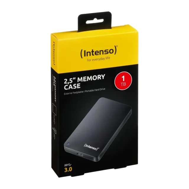 Intenso 2.5" Portable External Hard Drive USB 3.0 – Compact Storage Solution