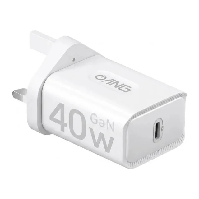 ANG PD40W TCS40 USB-C Fast Wall Charger – 40W Power Delivery UK Plug
