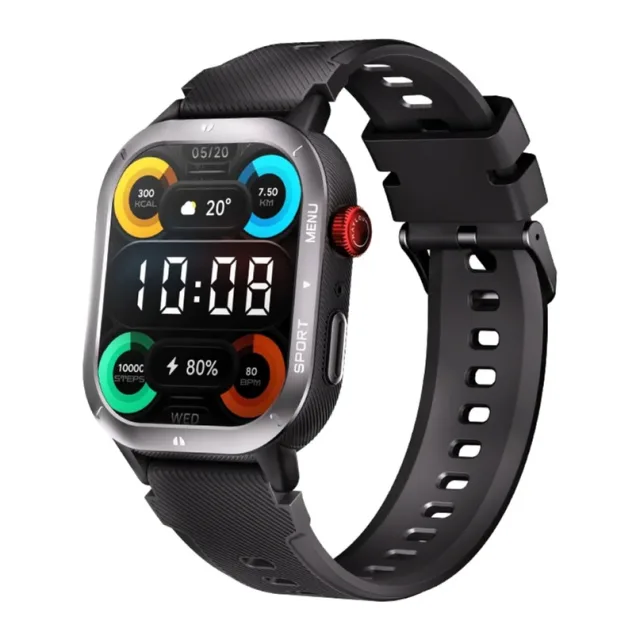 HAYLOU IRON Neo Smartwatch – 1.95" HD Display, Bluetooth Calling & 30-Day Battery
