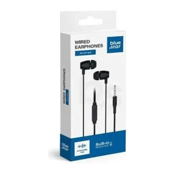 Blue Star Wired 3.5mm Earphones