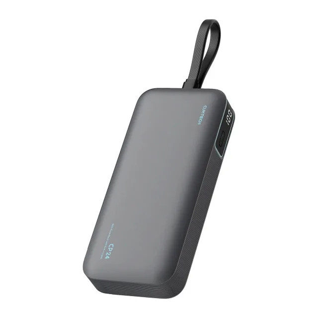 CUKTECH CP24 20000mAh 40W Fast Charging Power Bank – Built-In USB-C & Lightning Cables