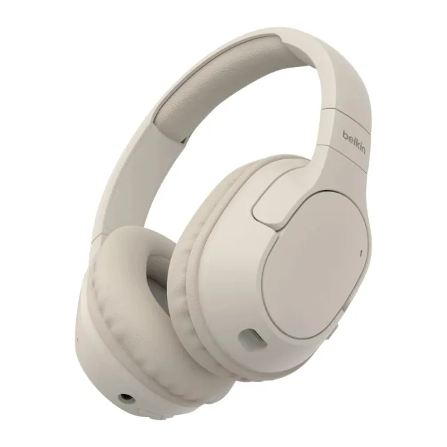 Baseus Belkin SoundForm Surround Wireless Over-Ear Headphones Sand