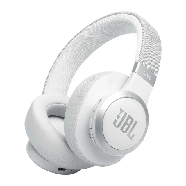 JBL Live 770NC Wireless Over-Ear Headphones White