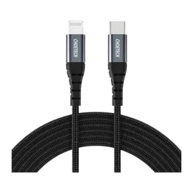 Choetech Nylon Braided USB-C to Lightning Cable 