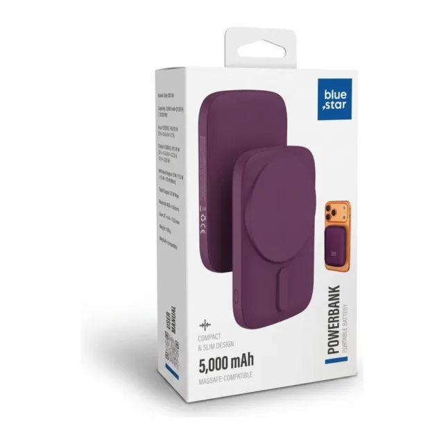 Blue Star Wireless Magsafe Compatible PowerBank 