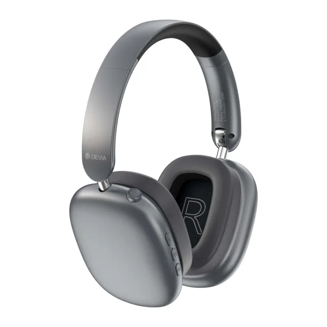 Devia EarBass Pro 2 ANC Wireless Headphones – Bluetooth 5.3, 45H Battery Life Deep Gray