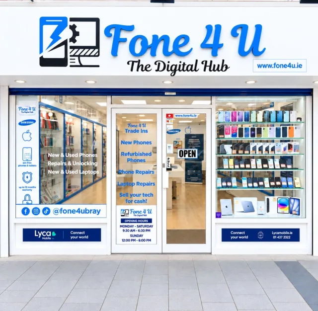 Fone4U Bray shop front
