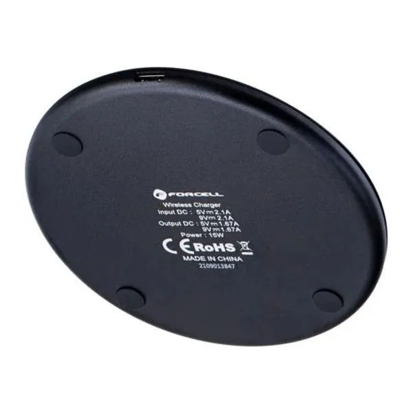 Forcell Qi Fast Wireless Charger 15W with USB-C Cable