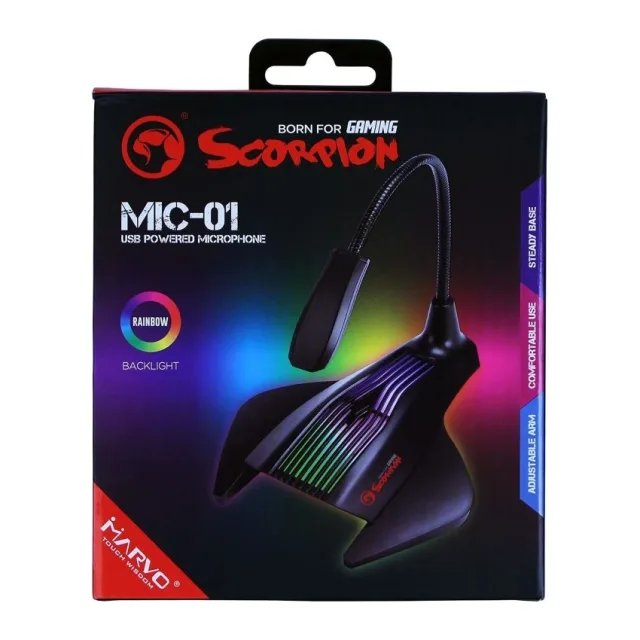 Marvo Scorpion MIC-01 RGB USB Gaming Microphone