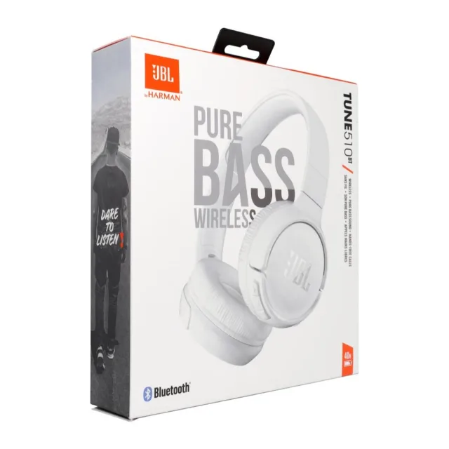 JBL Tune 510BT Wireless On-Ear Bluetooth Headphones – 40-Hour Battery Life