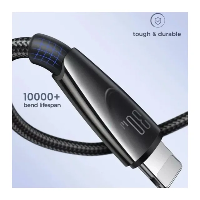 S-A28 3A 30W Fast Charging Data Cable (Type c/Lighting/PD/CC) 1M/2M – Type-C to Lightning 30W, 2m